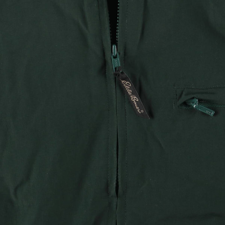 Eddie Bauer Men's Padded Puffer Jacket, Size XL Nylon Green type dark green Vintage Second Hand