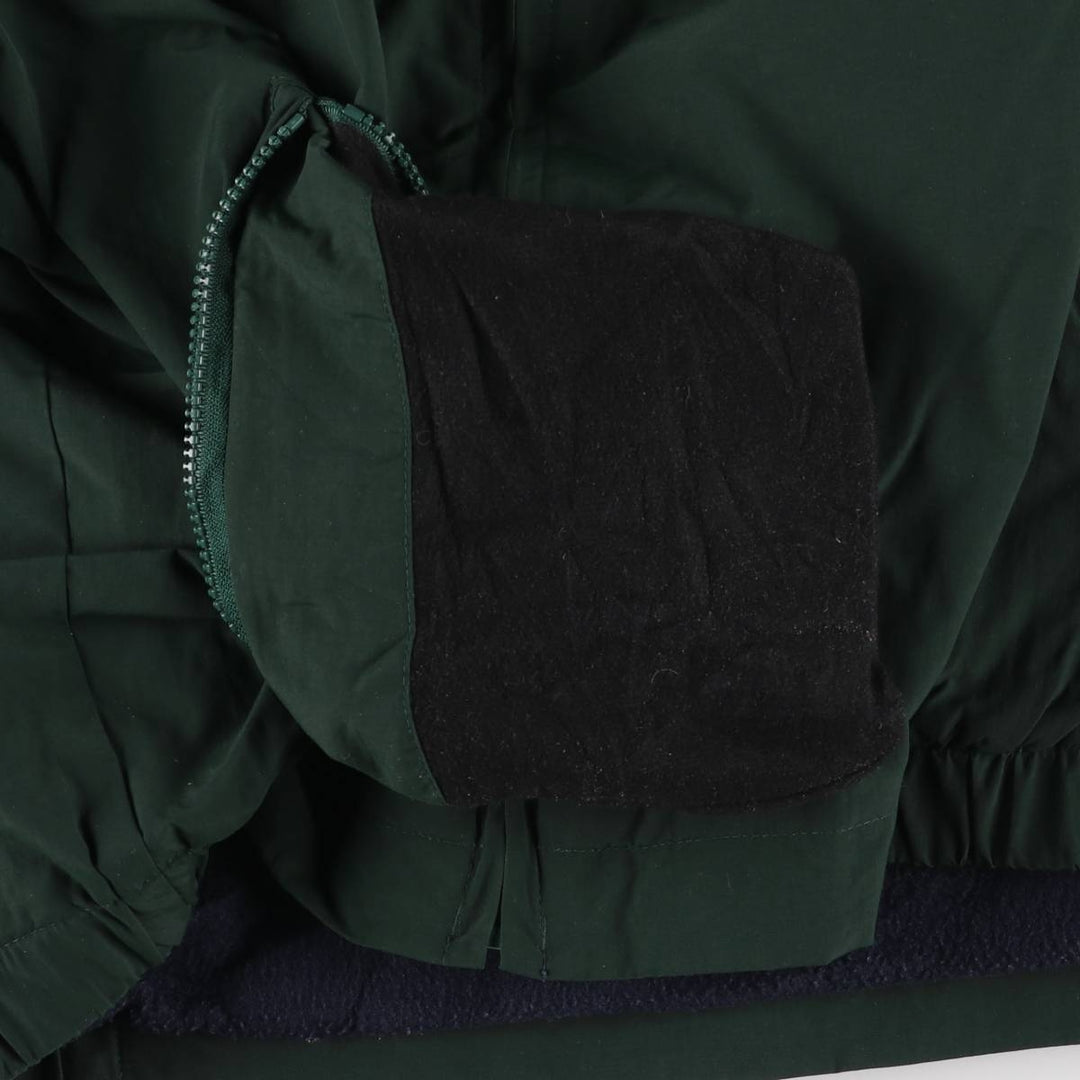Eddie Bauer Men's Padded Puffer Jacket, Size XL Nylon Green type dark green Vintage Second Hand