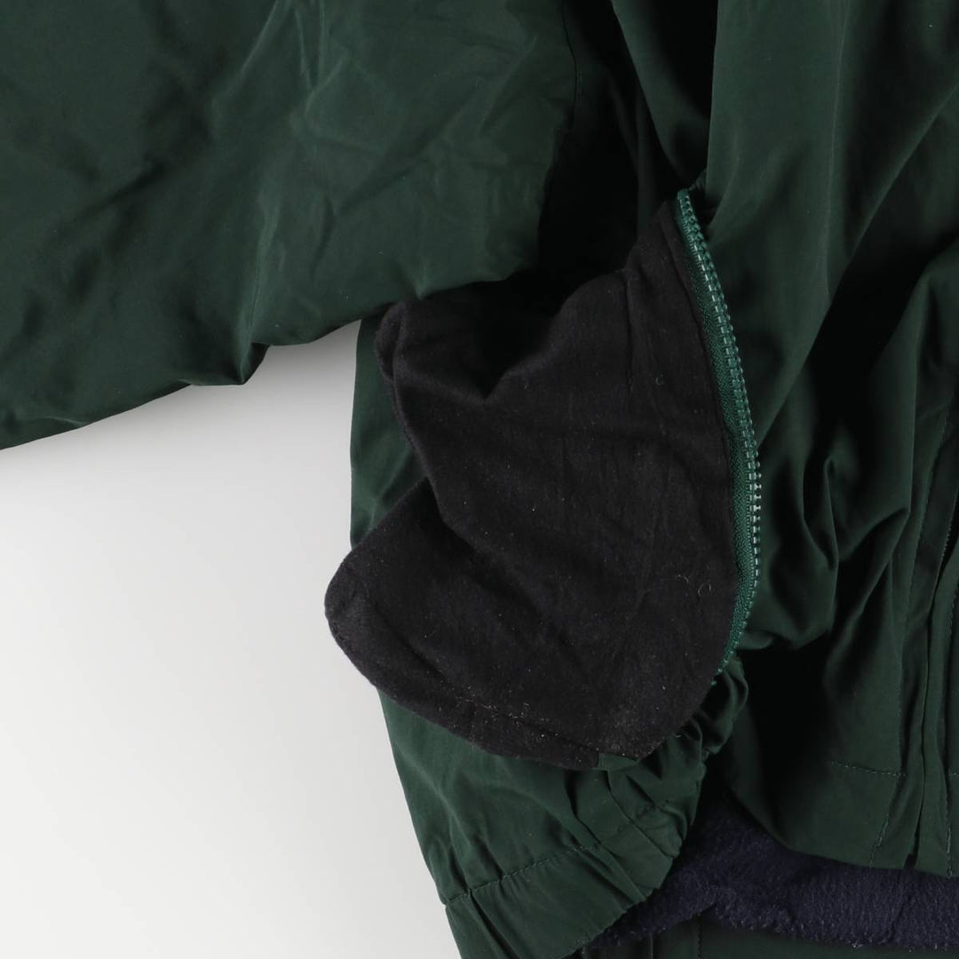 Eddie Bauer Men's Padded Puffer Jacket, Size XL Nylon Green type dark green Vintage Second Hand