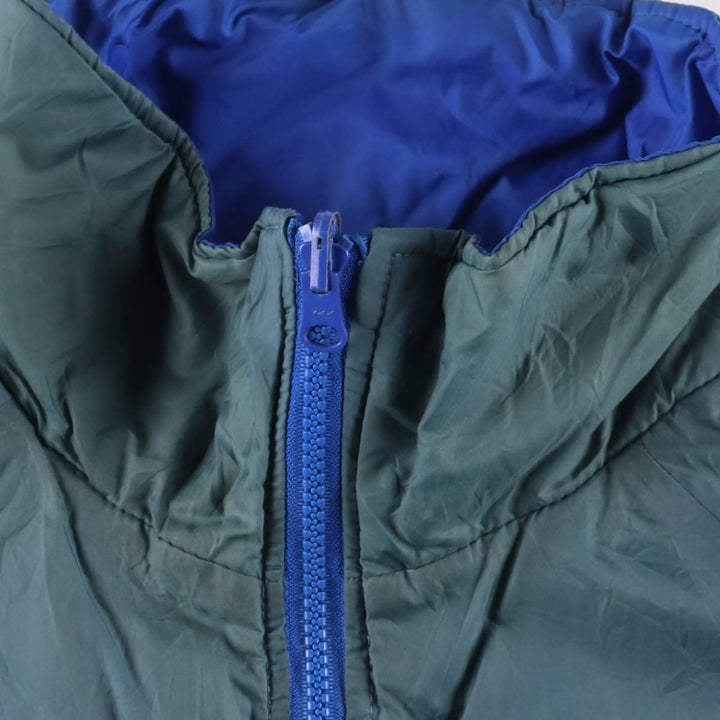 90'S Vintage Columbia Reversible Padded Puffer Jacket with White Tag, Men's Size L Nylon green type Vintage Second Hand