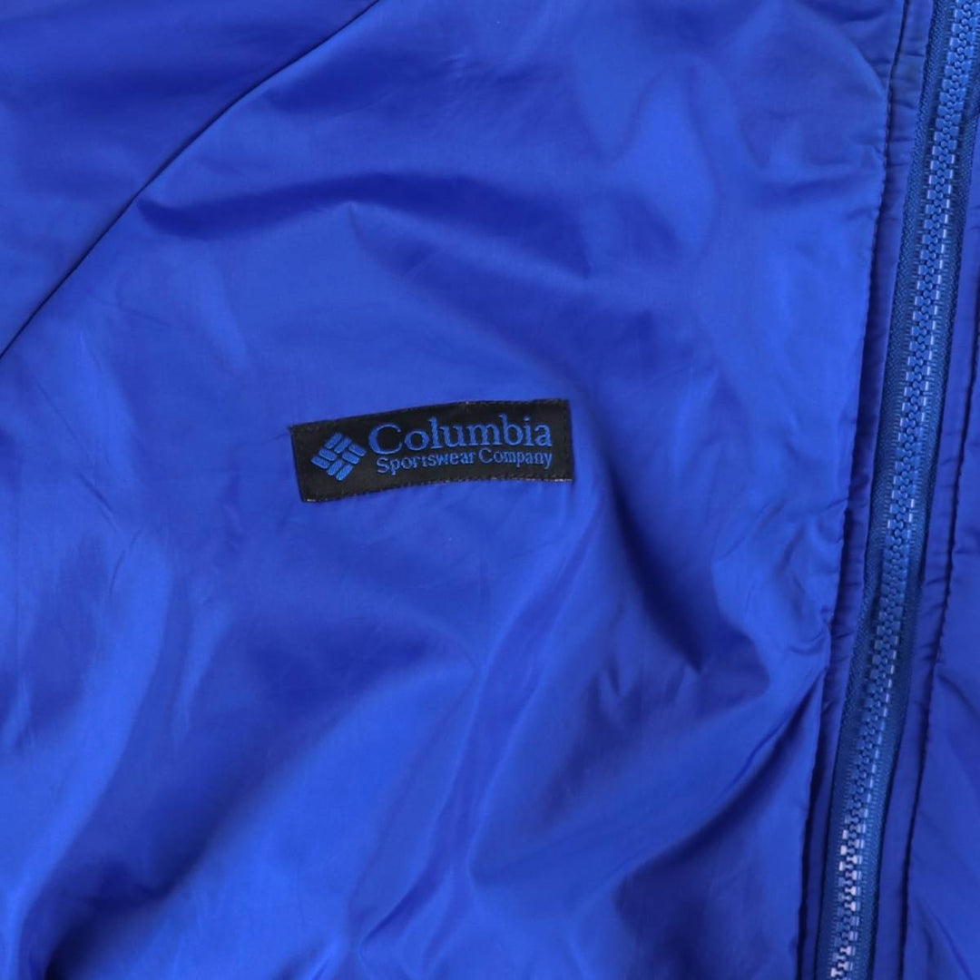 90'S Vintage Columbia Reversible Padded Puffer Jacket with White Tag, Men's Size L Nylon green type Vintage Second Hand