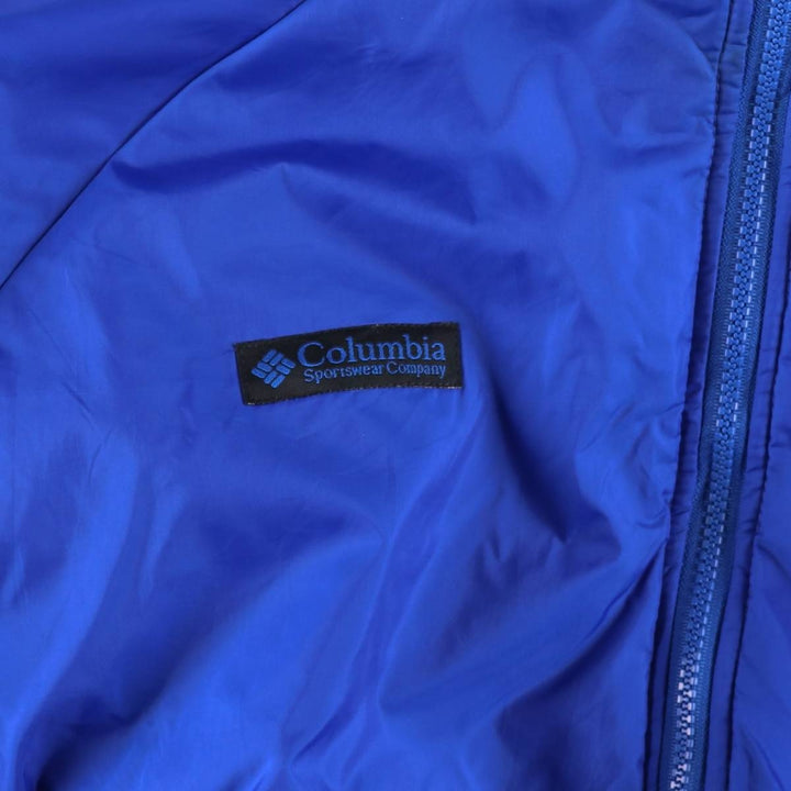 90'S Vintage Columbia Reversible Padded Puffer Jacket with White Tag, Men's Size L Nylon green type Vintage Second Hand