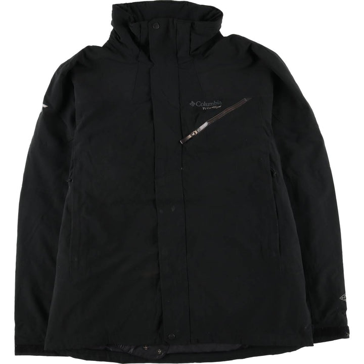 Columbia Titanium Padded Puffer Jacket, Men's Size L polyester black type Vintage Second Hand