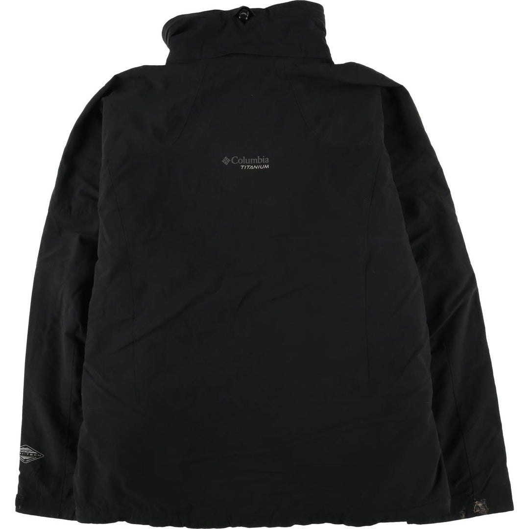 Columbia Titanium Padded Puffer Jacket, Men's Size L polyester black type Vintage Second Hand