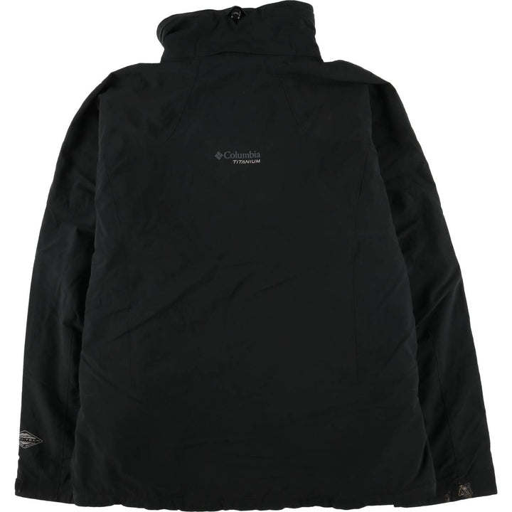Columbia Titanium Padded Puffer Jacket, Men's Size L polyester black type Vintage Second Hand