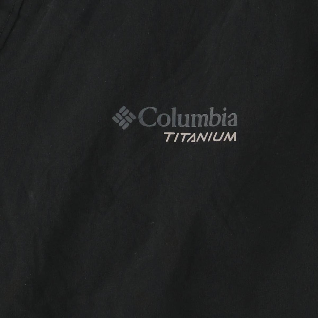 Columbia Titanium Padded Puffer Jacket, Men's Size L polyester black type Vintage Second Hand