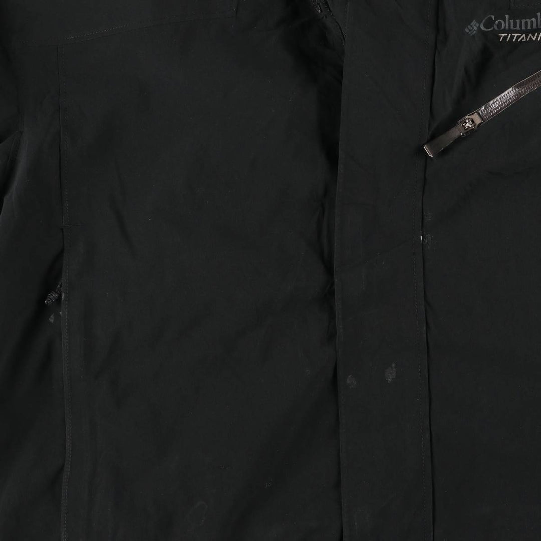 Columbia Titanium Padded Puffer Jacket, Men's Size L polyester black type Vintage Second Hand
