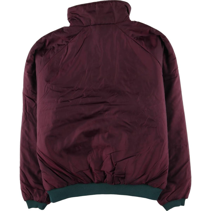 2000'S Columbia reversible padded puffer jacket, men's size XL Nylon wine-red Vintage Second Hand