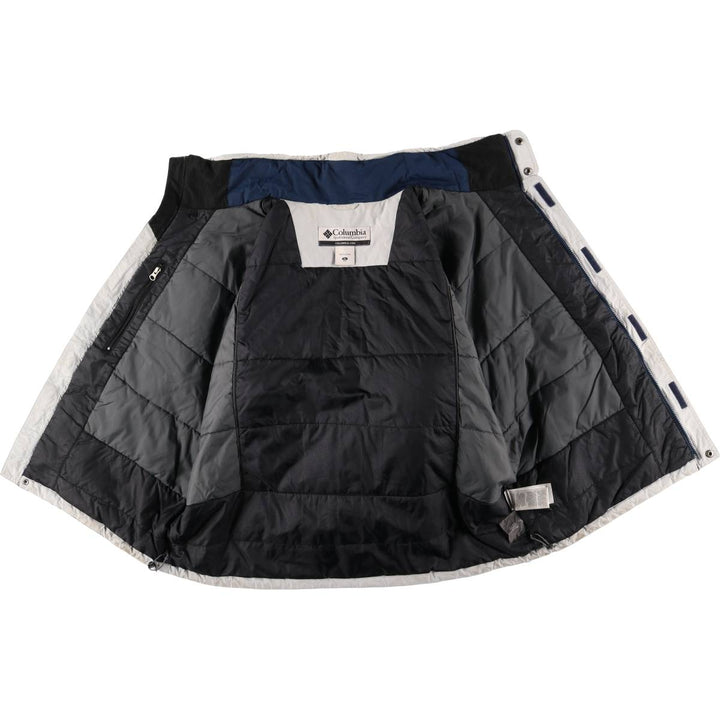 90s-00'S Columbia Padded Mountain Jacket, Shell Jacket, Puffer Jacket, Men's XL Nylon navy blue type Vintage Second Hand