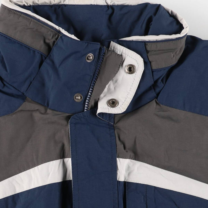 90s-00'S Columbia Padded Mountain Jacket, Shell Jacket, Puffer Jacket, Men's XL Nylon navy blue type Vintage Second Hand
