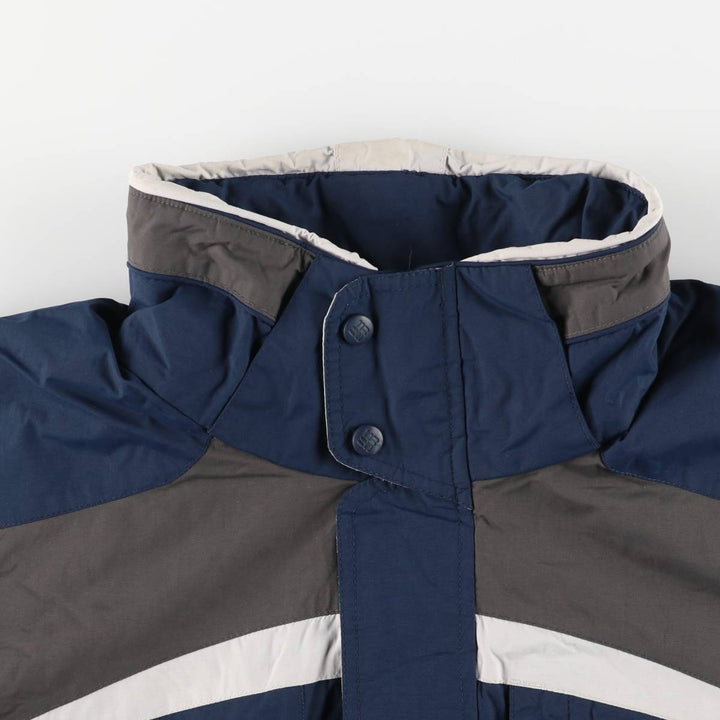 90s-00'S Columbia Padded Mountain Jacket, Shell Jacket, Puffer Jacket, Men's XL Nylon navy blue type Vintage Second Hand