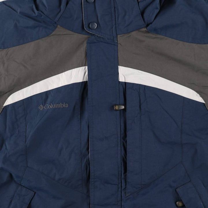 90s-00'S Columbia Padded Mountain Jacket, Shell Jacket, Puffer Jacket, Men's XL Nylon navy blue type Vintage Second Hand