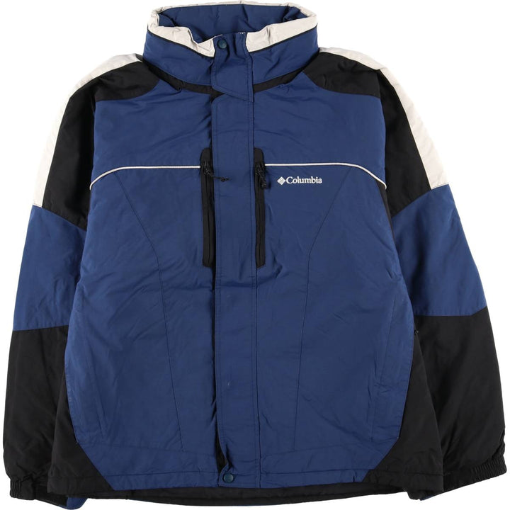 2000'S Columbia Padded Mountain Jacket, Shell Jacket, Puffer Jacket, Men's XL Nylon blue type Vintage Second Hand