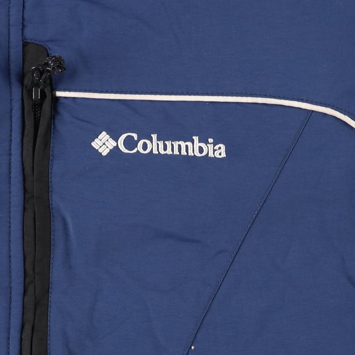 2000'S Columbia Padded Mountain Jacket, Shell Jacket, Puffer Jacket, Men's XL Nylon blue type Vintage Second Hand
