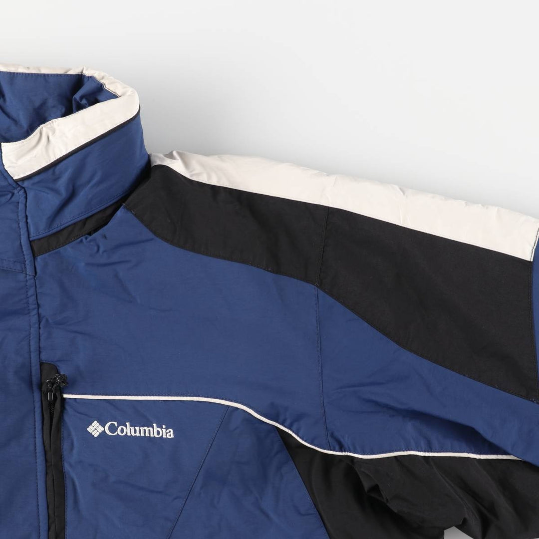 2000'S Columbia Padded Mountain Jacket, Shell Jacket, Puffer Jacket, Men's XL Nylon blue type Vintage Second Hand