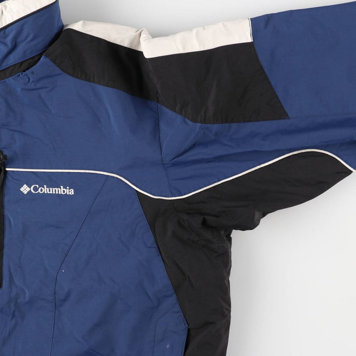 2000'S Columbia Padded Mountain Jacket, Shell Jacket, Puffer Jacket, Men's XL Nylon blue type Vintage Second Hand