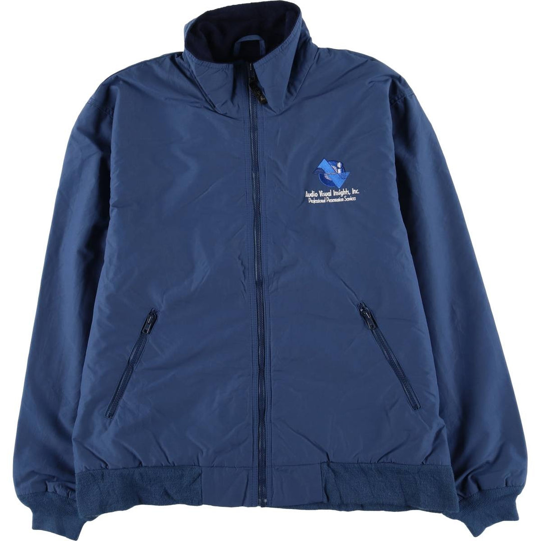 90s-00'S LLBean Nylon Jacket, Men's Size L Nylon blue type Vintage Second Hand