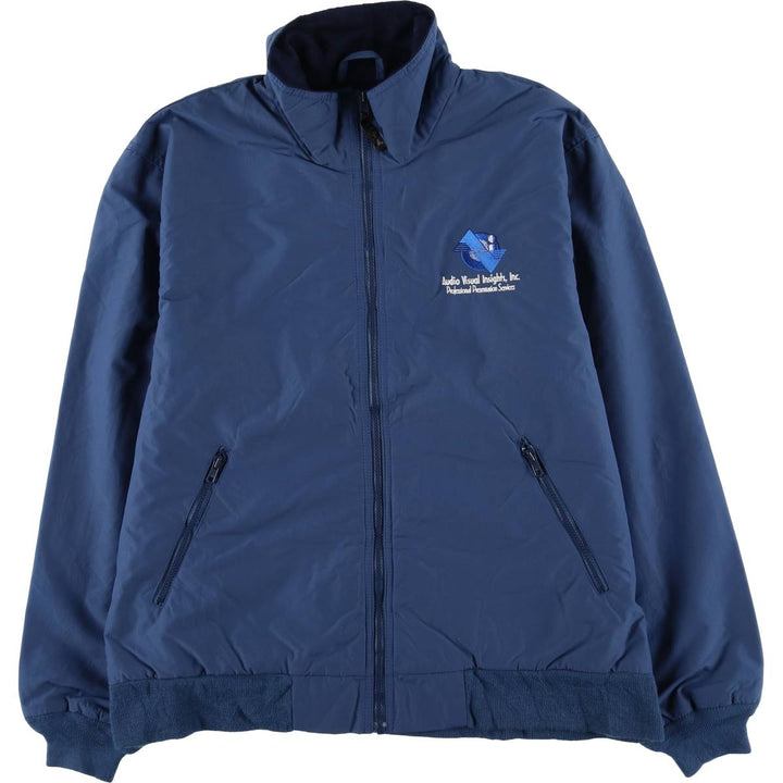 90s-00'S LLBean Nylon Jacket, Men's Size L Nylon blue type Vintage Second Hand