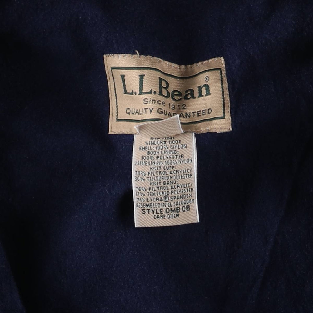 90s-00'S LLBean Nylon Jacket, Men's Size L Nylon blue type Vintage Second Hand