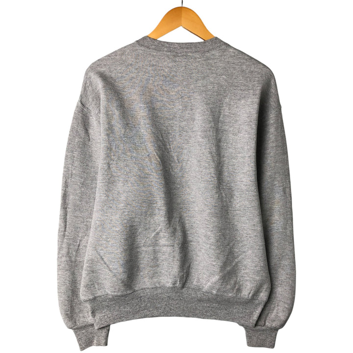 Vintage 90'S Russell large logo sweatshirt, made in the USA, size M, men's polyester gray type Vintage Second Hand