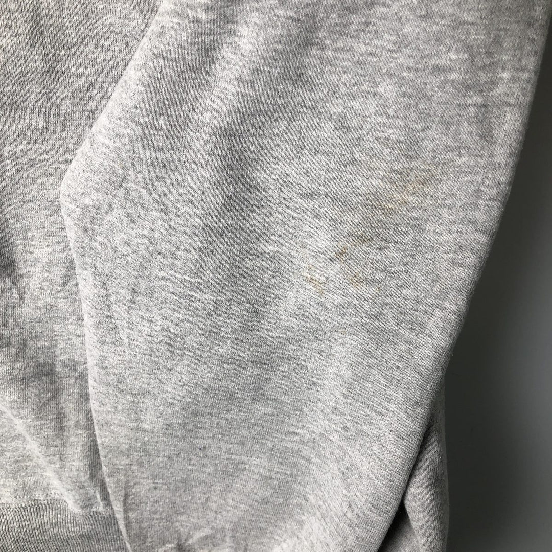 Vintage 90'S Russell large logo sweatshirt, made in the USA, size M, men's polyester gray type Vintage Second Hand