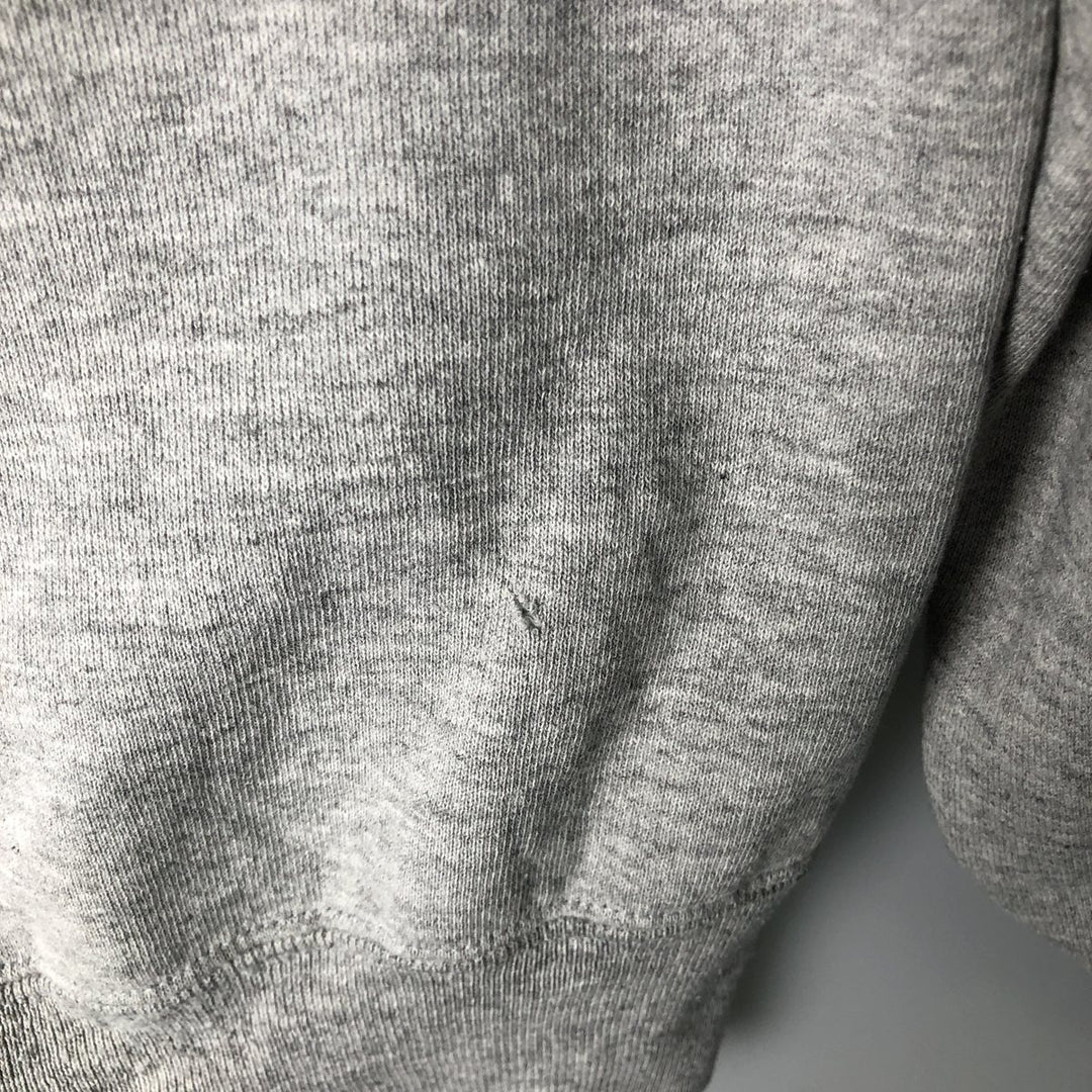 Vintage 90'S Russell large logo sweatshirt, made in the USA, size L, men's polyester gray type Vintage Second Hand