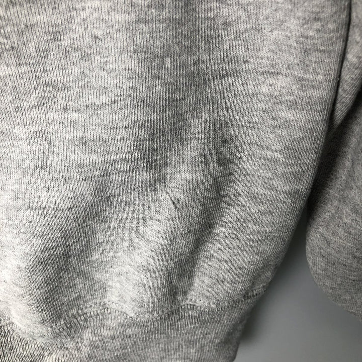 Vintage 90'S Russell large logo sweatshirt, made in the USA, size L, men's polyester gray type Vintage Second Hand