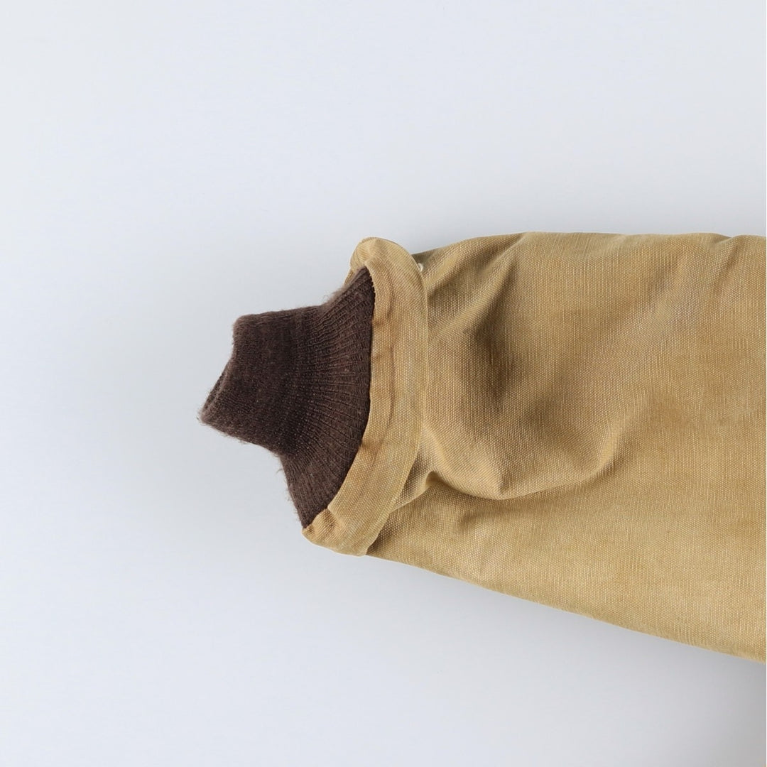 80s-90'S Carhartt Traditional Padded Duck Work Jacket, Made in USA, Men's Size XL unclear Beige type Vintage Second Hand