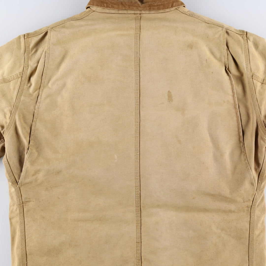 80s-90'S Carhartt Traditional Padded Duck Work Jacket, Made in USA, Men's Size XL unclear Beige type Vintage Second Hand