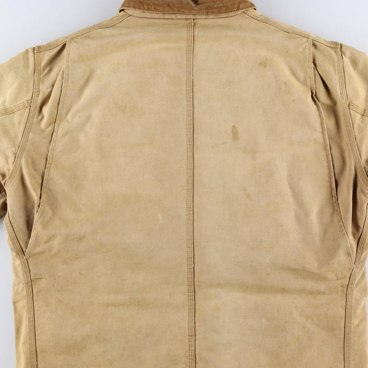80s-90'S Carhartt Traditional Padded Duck Work Jacket, Made in USA, Men's Size XL unclear Beige type Vintage Second Hand