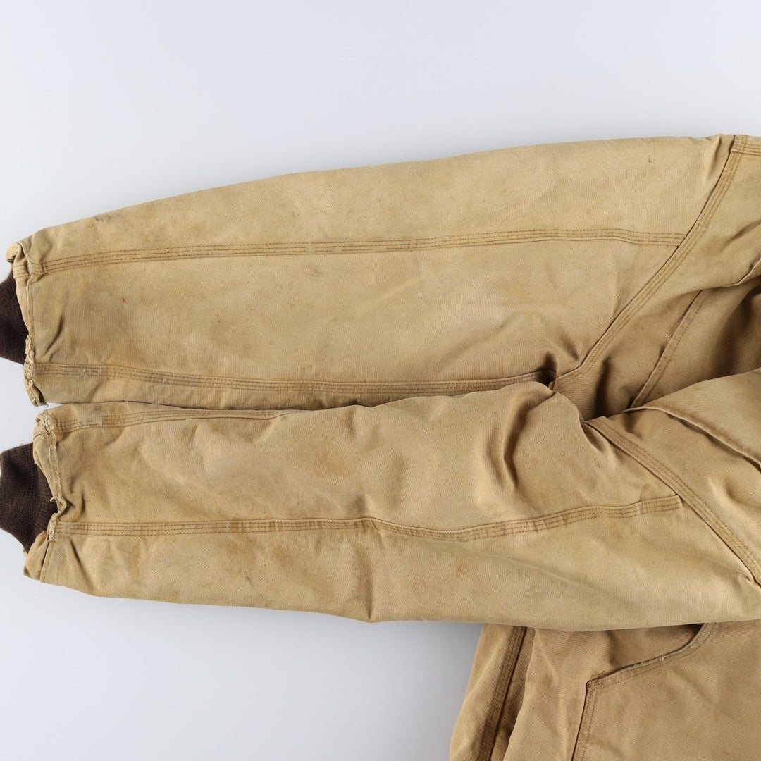 80s-90'S Carhartt Traditional Padded Duck Work Jacket, Made in USA, Men's Size XL unclear Beige type Vintage Second Hand