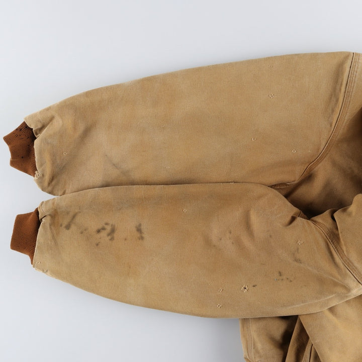 Carhartt Active Jacket, Padded Duck Full Zip Parka, Made in USA, Men's XL cotton Beige type Vintage Second Hand