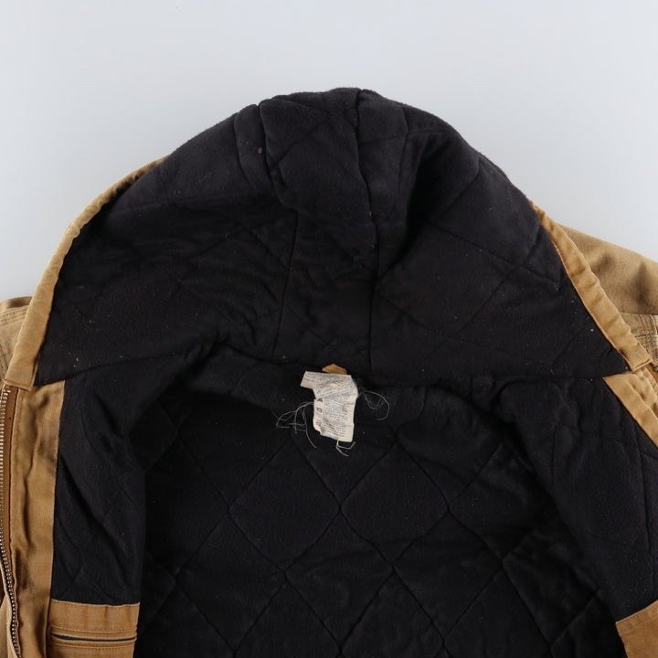 Carhartt Active Jacket, Padded Duck Full Zip Parka, Made in USA, Men's XL cotton Beige type Vintage Second Hand