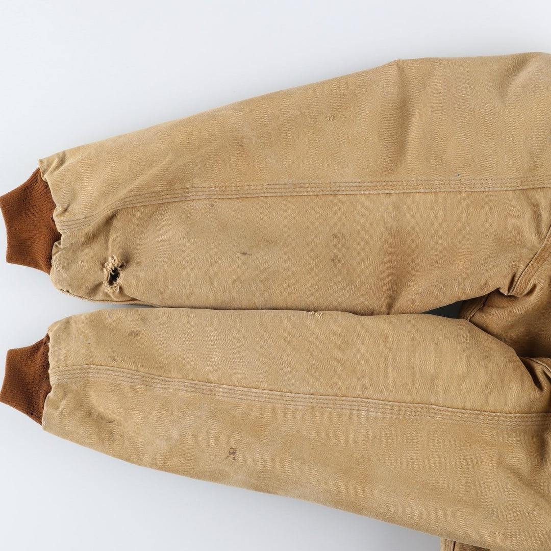 Carhartt Active Jacket, Padded Duck Full Zip Parka, Made in USA, Men's XL cotton Beige type Vintage Second Hand