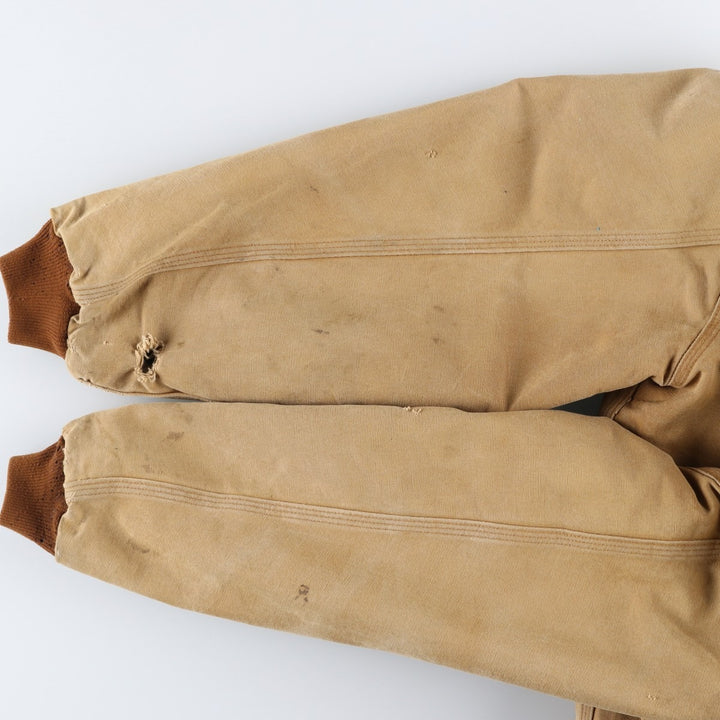 Carhartt Active Jacket, Padded Duck Full Zip Parka, Made in USA, Men's XL cotton Beige type Vintage Second Hand