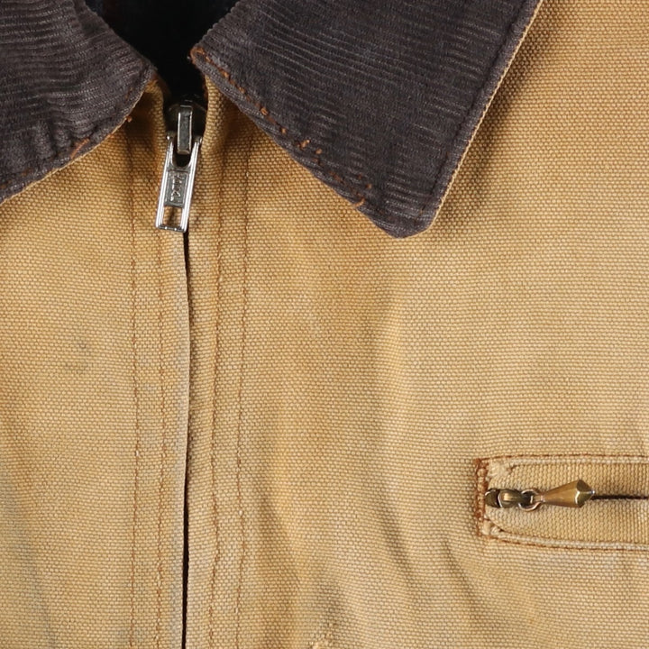 Vintage 90'S Dickies Duck Work Jacket, Men's XXL, Blanket Liner unclear beige type brown Vintage Second Hand