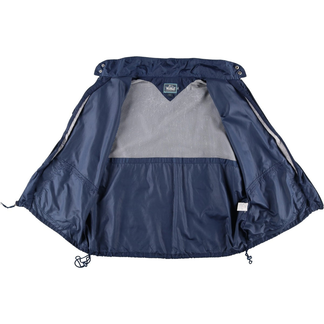 Vintage 80s-90'S WOOLRICH nylon jacket, men's size XL Nylon Navy blue Vintage Second Hand