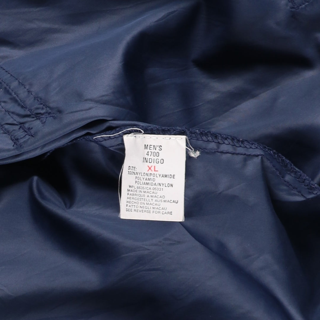 Vintage 80s-90'S WOOLRICH nylon jacket, men's size XL Nylon Navy blue Vintage Second Hand