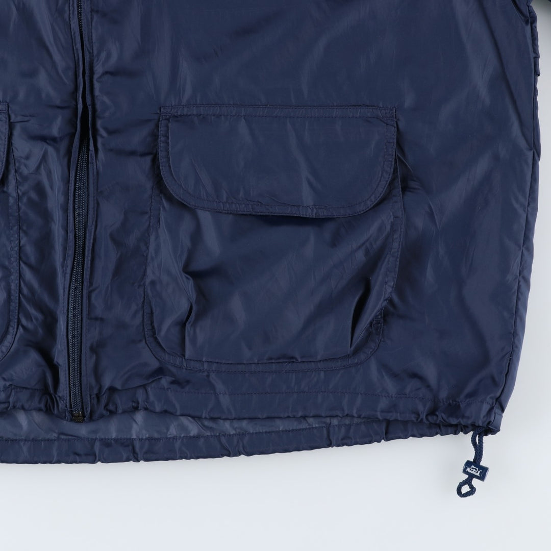 Vintage 80s-90'S WOOLRICH nylon jacket, men's size XL Nylon Navy blue Vintage Second Hand