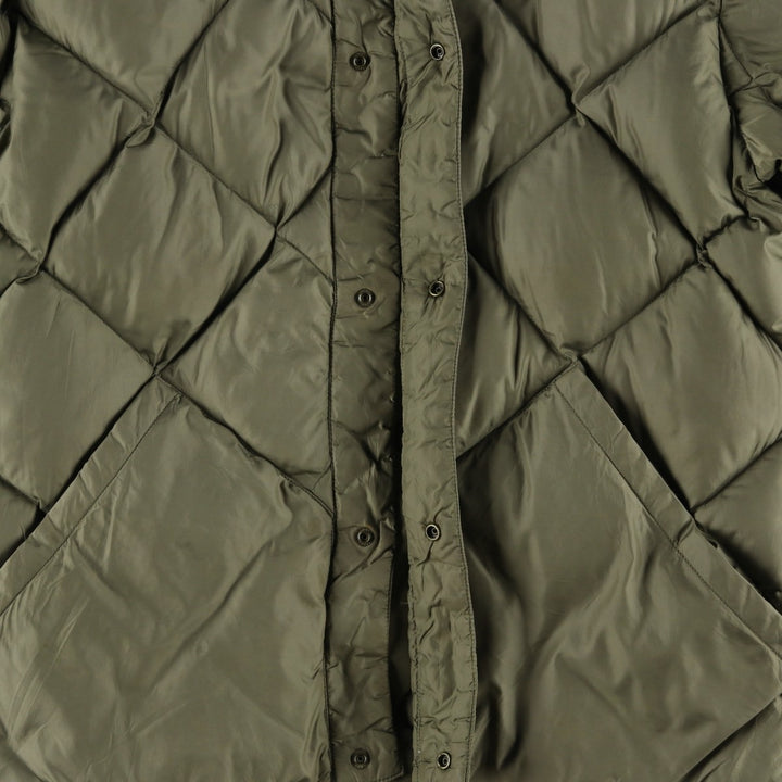 Vintage 1980'S Cabelas quilted goose down jacket, size M, men's Goose down (insulation) Khaki type Vintage Second Hand