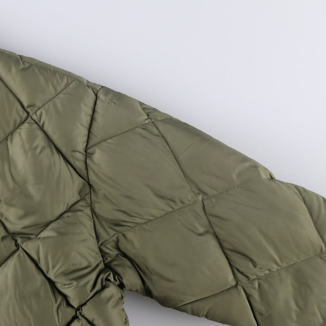 Vintage 1980'S Cabelas quilted goose down jacket, size M, men's Goose down (insulation) Khaki type Vintage Second Hand