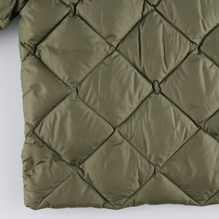 Vintage 1980'S Cabelas quilted goose down jacket, size M, men's Goose down (insulation) Khaki type Vintage Second Hand