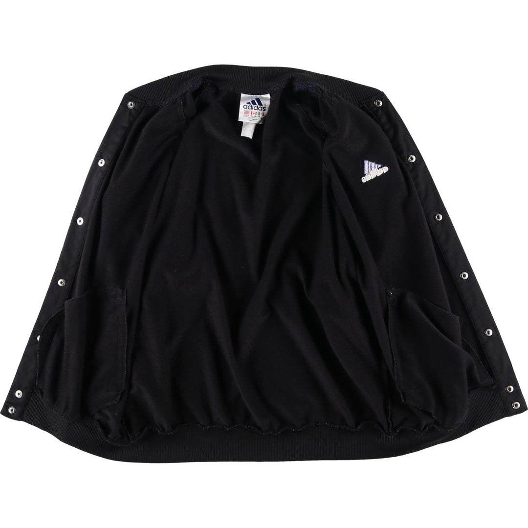 90'S Adidas Jersey Track Jacket Men's M Vintage polyester black type Vintage Second Hand