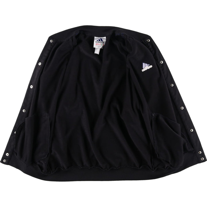 90'S Adidas Jersey Track Jacket Men's M Vintage polyester black type Vintage Second Hand