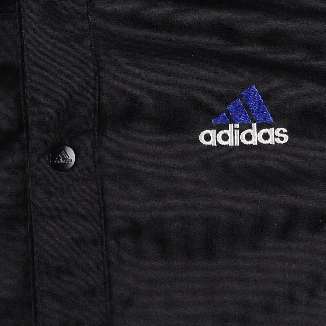 90'S Adidas Jersey Track Jacket Men's M Vintage polyester black type Vintage Second Hand
