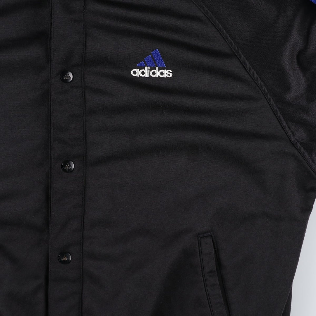 90'S Adidas Jersey Track Jacket Men's M Vintage polyester black type Vintage Second Hand