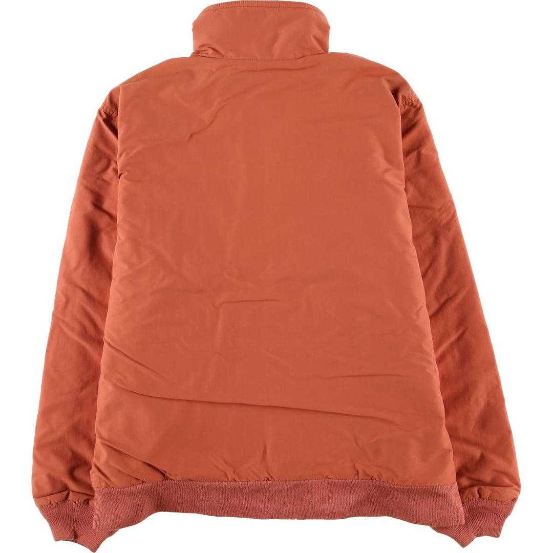 90'S LLBean Warm-up Jacket, padded puffer jacket, men's size M polyester orange type Vintage Second Hand