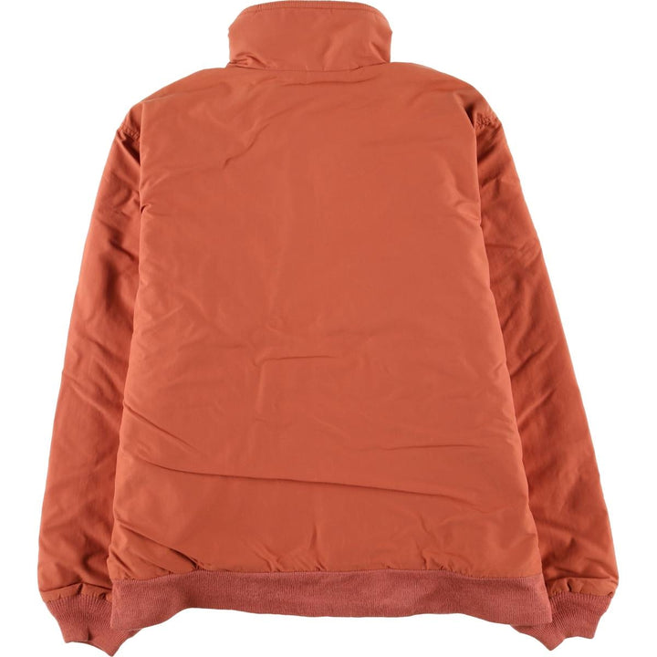 90'S LLBean Warm-up Jacket, padded puffer jacket, men's size M polyester orange type Vintage Second Hand