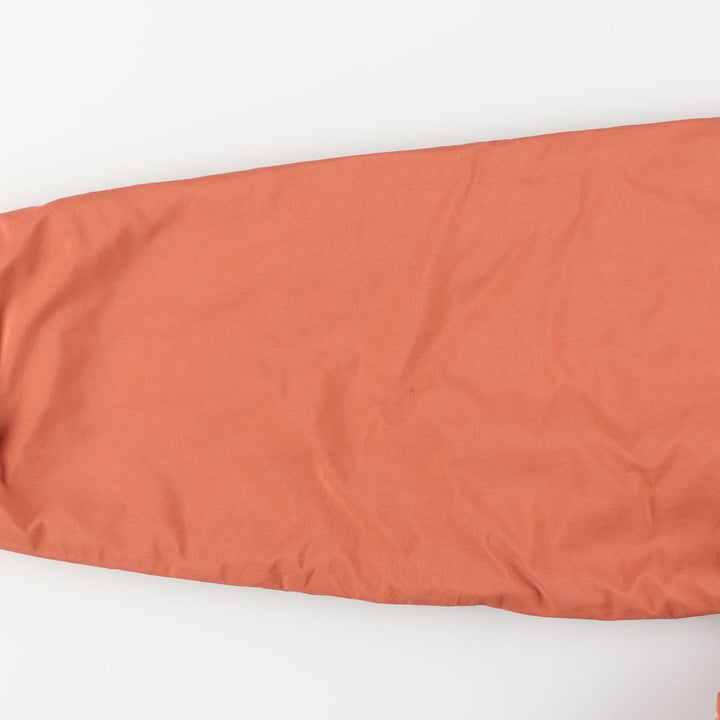 90'S LLBean Warm-up Jacket, padded puffer jacket, men's size M polyester orange type Vintage Second Hand