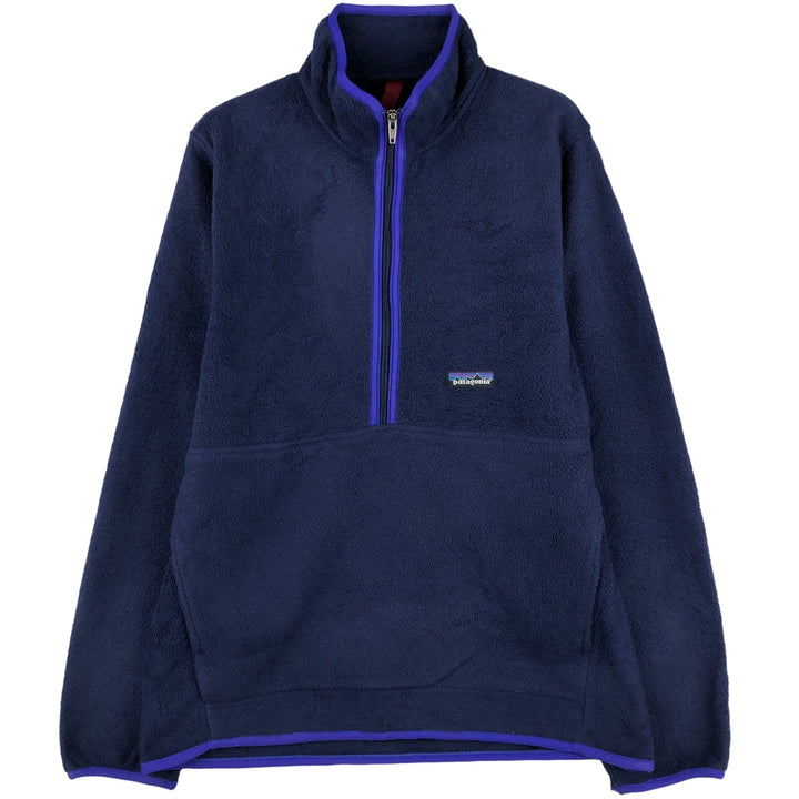 Patagonia Synchilla 25735 Half-Zip Fleece Pullover, Men's Size Small unclear navy blue type Vintage Second Hand